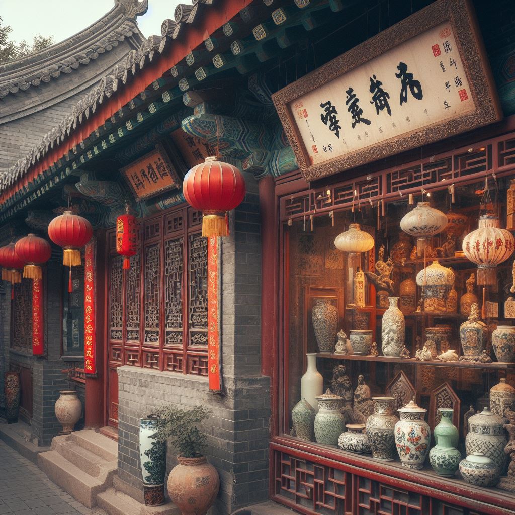 琉璃厂古玩市場 / 北京市にある中国屈指の古董市場